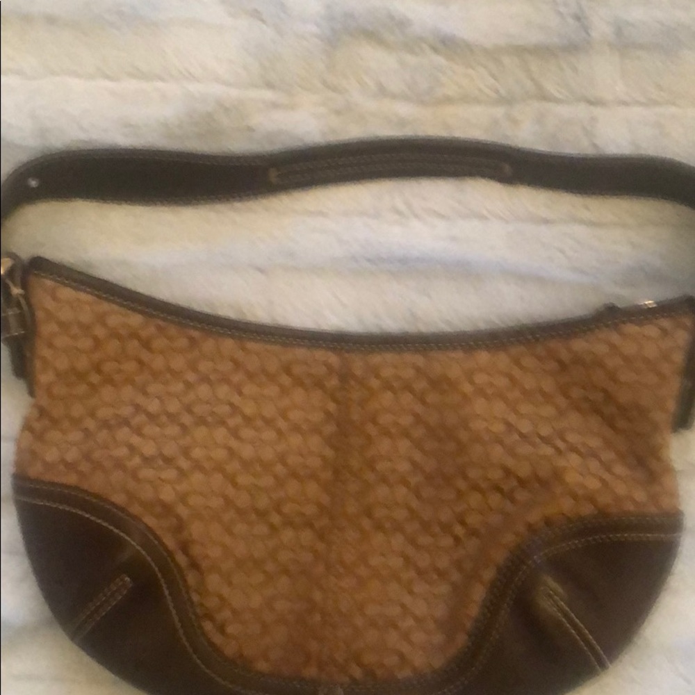 Small coach hobo purse